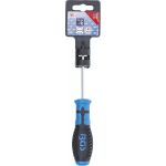 Skrutkovač s plochým hrotom 4 mm a čepeľou dĺžky 80 mm v blistri, BGS 4929 - B4929