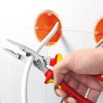 Elektroinštalačné kliešte chrómované 200 mm - 1386200