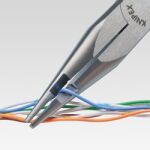 Kliešte s polguľatým čeľusťami a stredovým britom 160 mm - 2701160