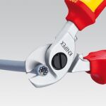 Káblové nožnice izolované viaczložkovými návlekmi, certifikácia VDE 165 mm - 9516165