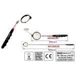 Zrkadlo kontrolné teleskopické s LED osvetlením 265-920mm - YT-0663