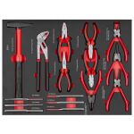 Sada klieští v penovej výplni dielenského vozíka - AH0778