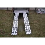 Hliníkové nájazdové rampy, nosnosť pár 680 kg - LR001