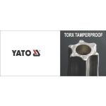 Sada klíčů TORX s otvorem 9 ks - YT-0511