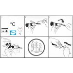 Refraktometer kvapalín v aku batériách, chladiacej kvapaliny a nemrznúcej zmesi - CRHA503-ATC