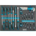 Sada skrutkovačov a imbusov Hazet v penovej výplni - HA215270