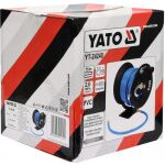 Navíjací bubón s hadicou na stlačený vzduch PVC 15m, priemer 10mm - YT-24240