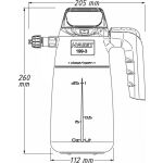 Penový tlakový postrekovač 199-3 HAZET - HA207237