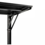 Sklopný pracovný stôl 800x400 mm s oceľovou doskou 1 mm - ZS28504