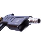 Hustič pneu s manometrom, rýchlospojka 1/4