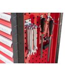 Červený oojazdný vozík s dierovanou doskou AHProfi - H14019D