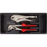 Sada klieští SIKA a samosvorných, 2 diely v plastovej výplni - H14019D