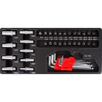 Sada bitov a IMBUSov, 41 dielov v plastovej výplni - H14019D