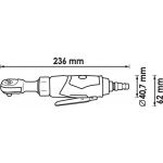 Pneumatická račňa 1/4 - V5674