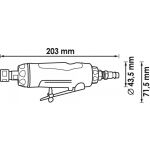 Stopková brúska priama VIGOR - V5672