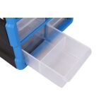 Plastový organizér / box na skrutky, 12 zásuviek - MW1507