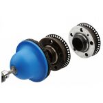 Unášač brúsneho kotúča s brúsnym kotúčom na odstránanie hrdze z náboju Ø 150 mm - LIATA7009