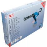 Originálne balenie aku vytláčacej pištole BGS 18V s technickými informáciami - B7371