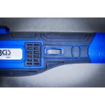 Detail rukoväte aku uhlovej brúsky BGS s nastavením otáčok – B7377