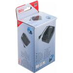 Originálne balenie rýchlonabíjačky BGS 18V s technickými údajmi a ilustráciou – B7380