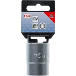 Nástrčná hlavica BGS 24 mm s pohonom 3/4 – B7424