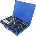 Profesionálne momentové kľúče s nadstavcami a kefou v sade – B74305