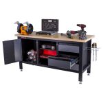 Dielenský stôl 1690 x 865 x 600, 3 šuplíky, 1 skrinka - TSK7513-LS