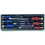 Sada skrutkovačov vo vložke do dielenského vozíka - TBR4007UBAL