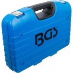 Uzavretý plastový kufor BGS s logom a kovovými sponami – B8224