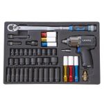 Sada momentový kľúč a uťahovák 1/2