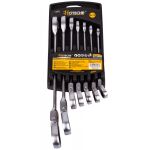 Sada račňových očkoplochých flexibilných kľúčov 7 ks, 8 - 19 mm - HT192504