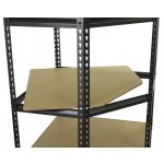 Nastaviteľné police z MDF dosky polisového regálu - AH017