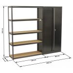 Regálový systém s dielenskou skriňou - AH1003