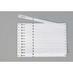 Ceduľky na klúče papierové biele 1000ks