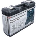 Kufor so štítkom a parametrami sady pneumatických vyťahovákov BGS – B91120