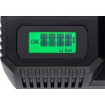 Zelené podsvietenie displeja nabíjačky Hazet signalizujúci stav OK, Hazet 9501-1018 - HA265114