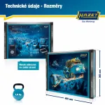 Adventný kalendár HAZET 2026 s rozmermi 465 × 62 × 365 mm – ADVKALHAZ2026