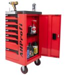 Uzamykateľná bočná skrinka s policami na spreje a fľaše – AH0001