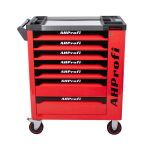 Celokovový dielenský vozík AHProfi na kolieskach s brzdami – AH0001