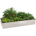 Vyvýšený záhon AHProfi 1800 × 900 × 300 mm s pestovanou zeleninou – AHProfi