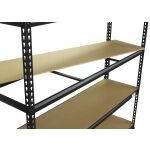 Policový regál v dielenskej rohovej zostave,  AH1001