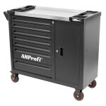 Široký dielenský vozík s nerezovou pracovnou doskou - AH0778