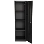 Jednokrídlová celokovová dielenská skriňa 2090 x 600 x 600 mm - AH082