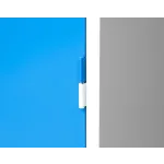 Detail pántu modrých dverí dielenskej skrine AHProfi – AH10300