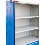 Nastaviteľné police v kovovej dielenskej skrini AHProfi – AH10500