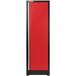 Celokovová úzka dielenská skriňa PROFI RED 600x610x2000 mm - AH2220-R