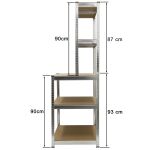 AHProfi policový regál s pracovnou plochou - AH3004