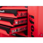 Detail ložiskového vedenia výsuvných zásuviek dielenského vozíka - AH3106P