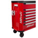 Dielenský vozík s bočnou dierovanou doskou a elektrickou zásuvkou - AH470071BAL