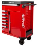 Široký dielenský vozík s bočnou dierovanou doskou - AH470071BAL